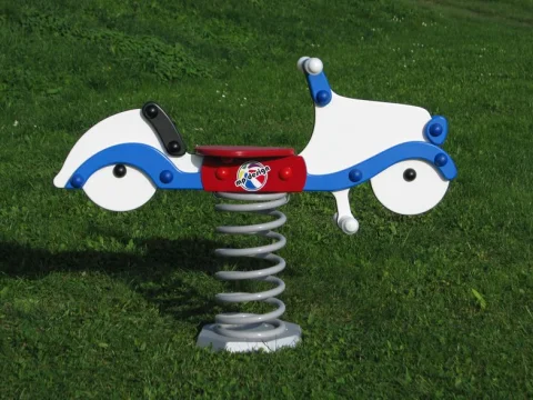 Pružinové houpadlo Auto