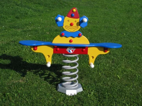 Pružinové houpadlo Klaun