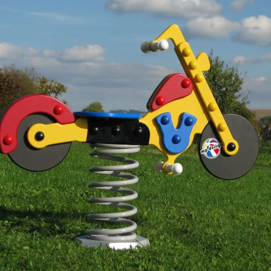 Pružinové houpadlo Motorka